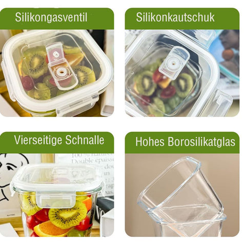 H.JSS WDJS freezer-safe square containers for freezing soups and meals