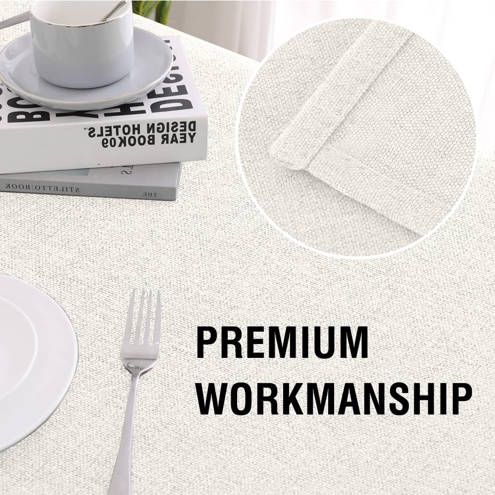H.VERSAILTEX premium polyester tablecloth for easy care and long-lasting use.