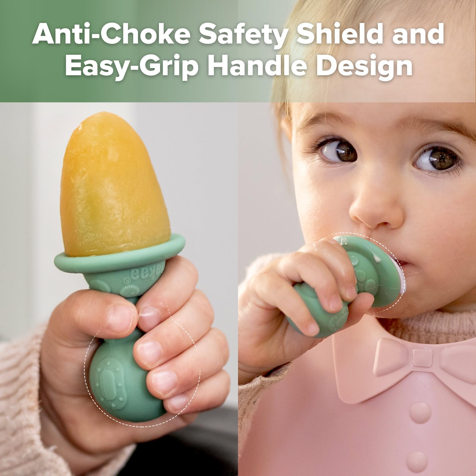 Haakaa Astronaut easy-release pop enables quick healthy snacks at home.