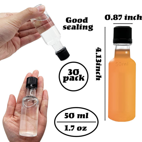 Haawooky 30-pack of mini liquor bottles suitable for party favors and easy handling