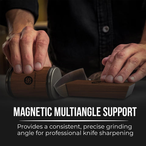 Habano Sharp magnetic base in action for stable edge restoration