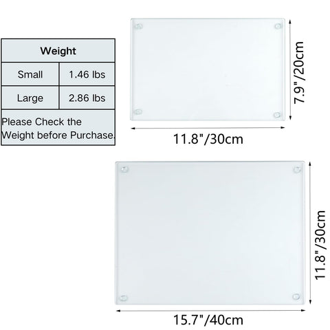 Hacaroa large cutting board 15-7x11-8 inches, provides ample prep space.