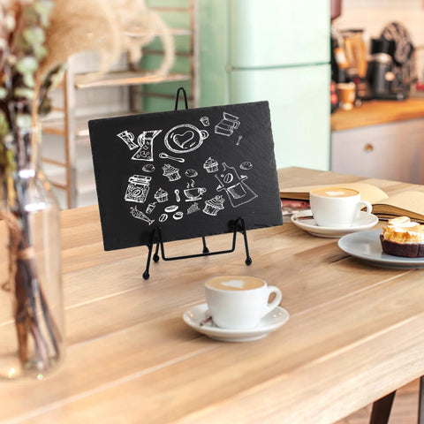 Hacaroa slate board ideal for weddings and wine tastings.