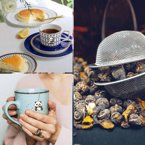 HADEWEITE reusable tea infuser set for multiple brews and gifts.