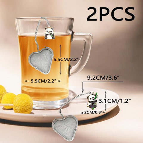 HADEWEITE tea gift for lovers, panda-themed kitchen accessory.