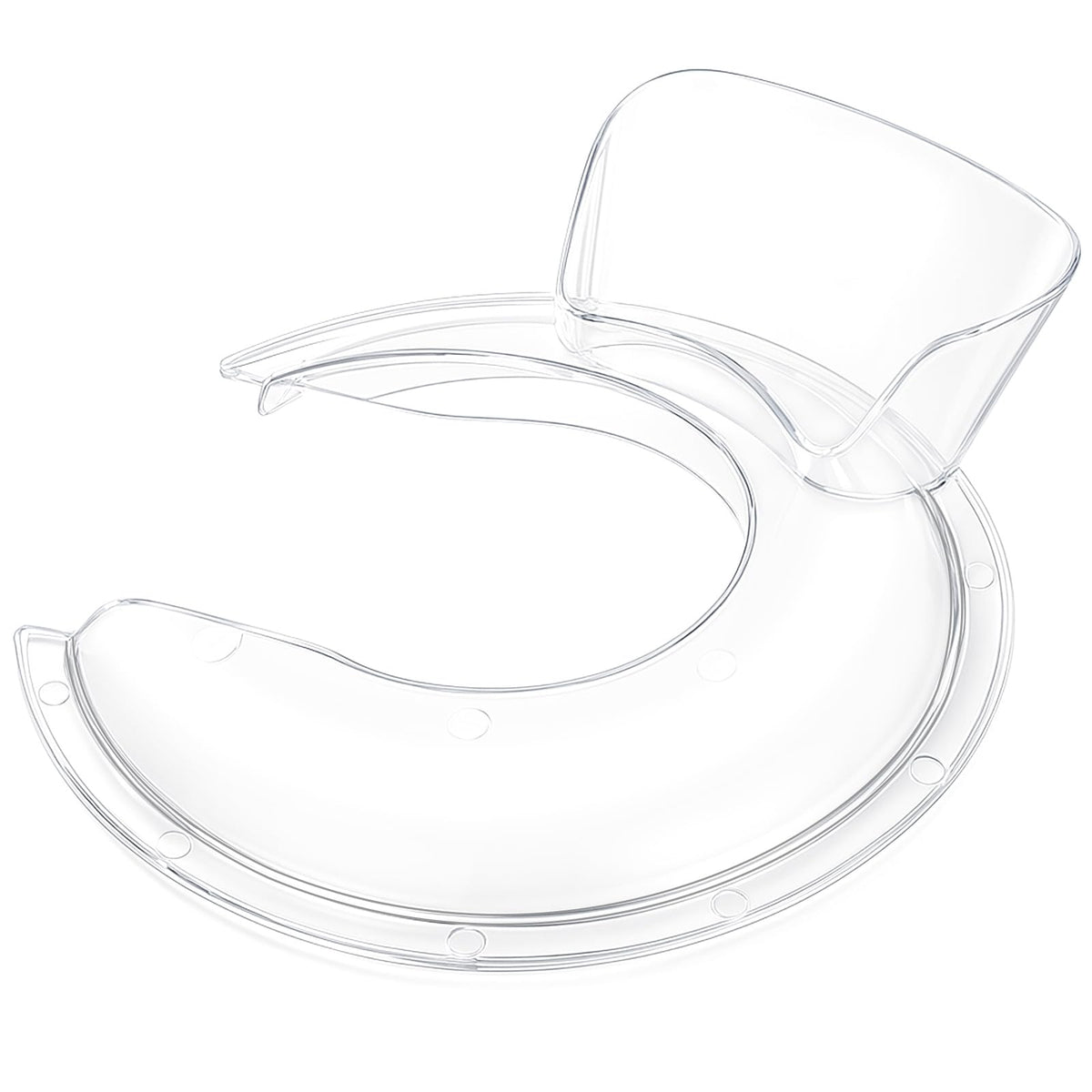 HAEGCKCA pouring shield fits KitchenAid 4.5-5 Qt and reduces splatter during mixing.