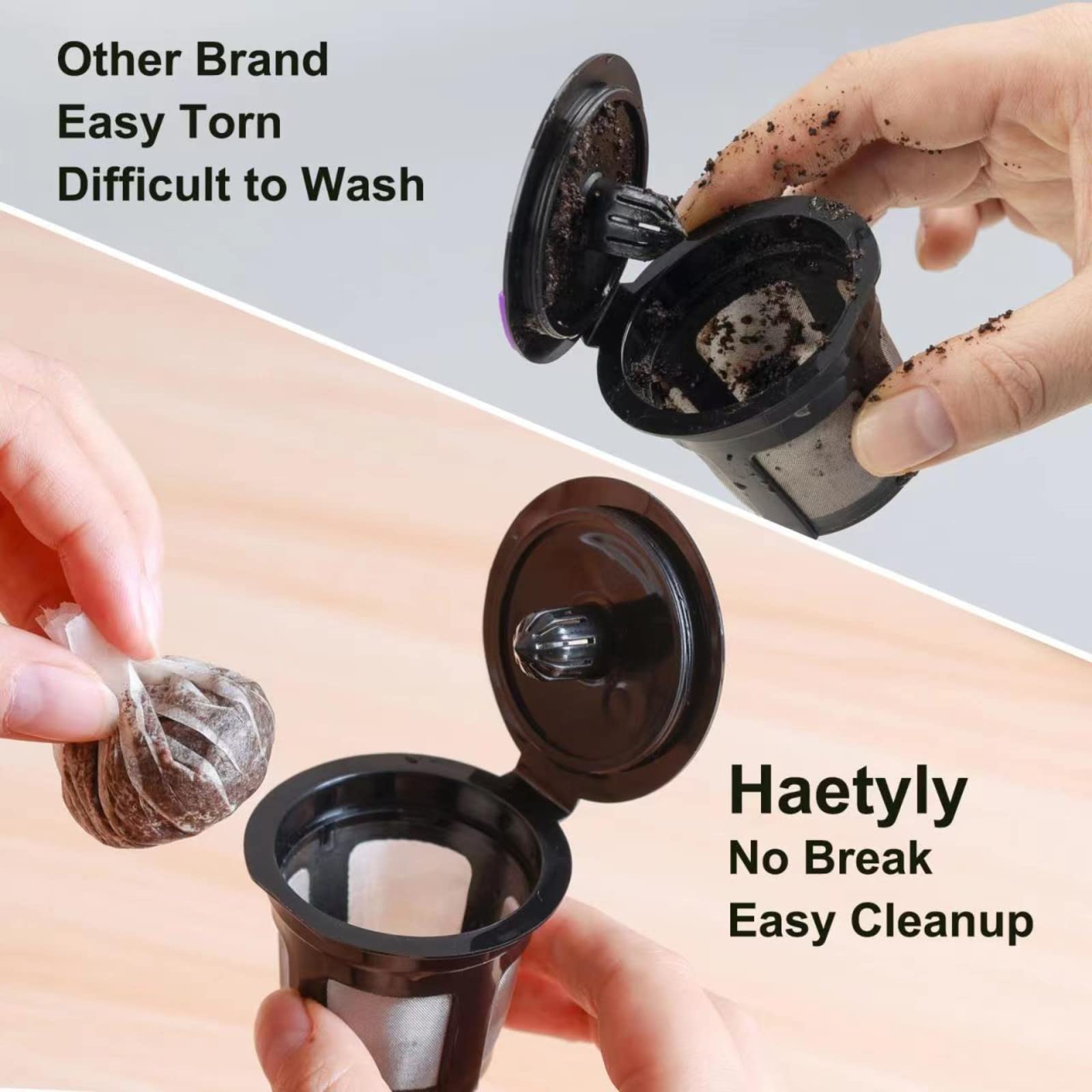 Haetyly eco-friendly biodegradable filters free from bleaching