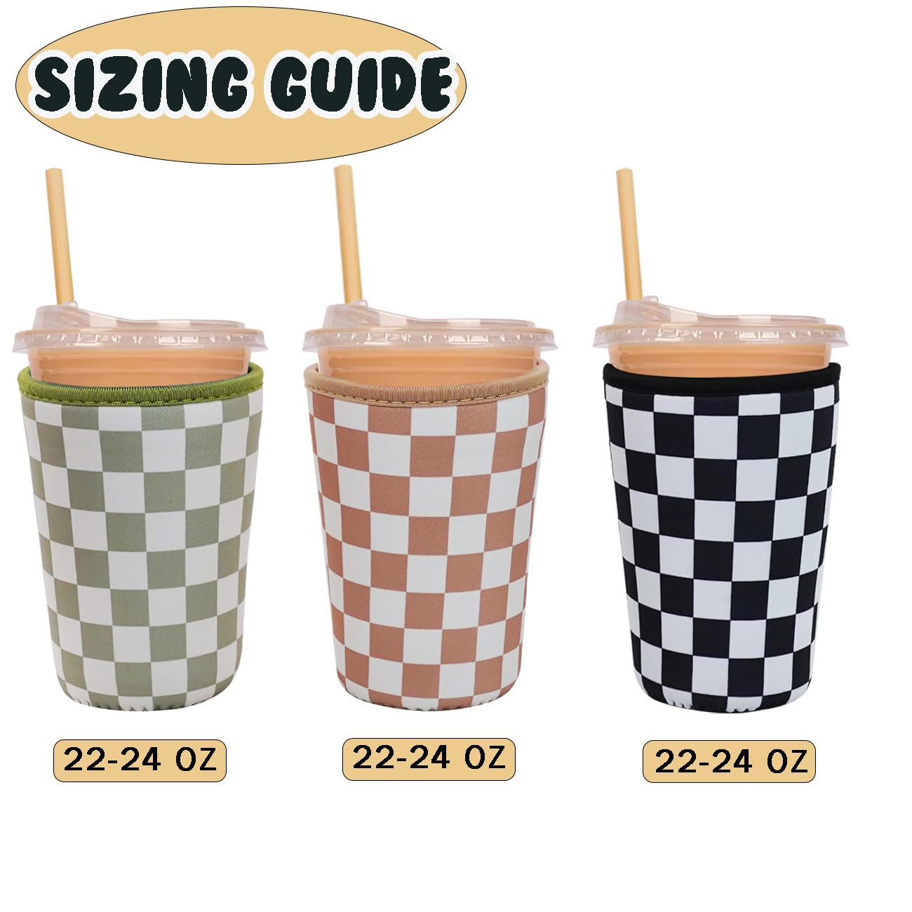 Haevola Checkered Delight sleeve is reusable and easy to clean