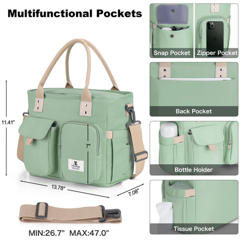 Hafmall lunch bag interior with insulation and foam keeps foods temp-controlled.