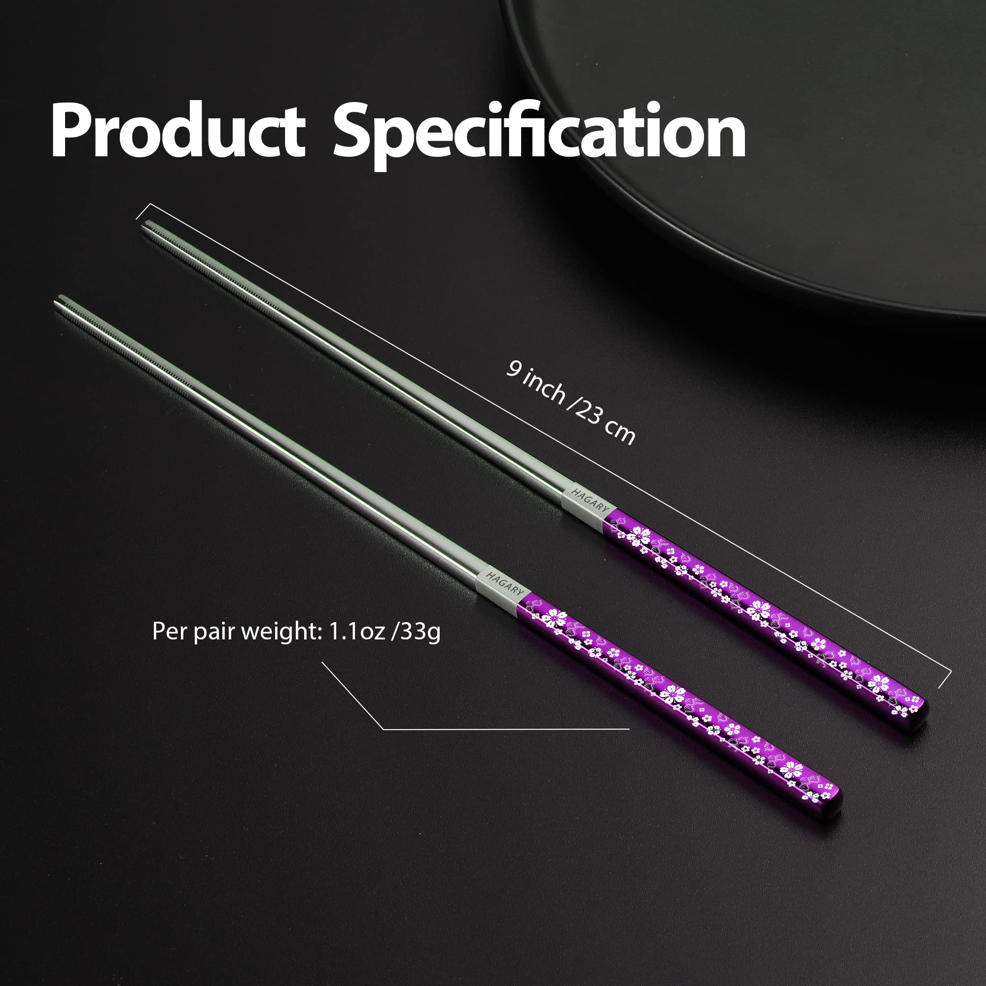 Hagary purple packaging presents a stylish dining accessory for home or cafe.