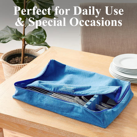 Hagerty fits standard buffet drawers for easy setup and retrieval.