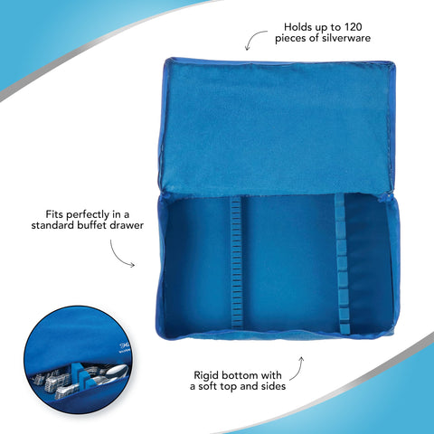 Hagerty made-in-USA Kosher-certified storage solution for trusted silverware care.
