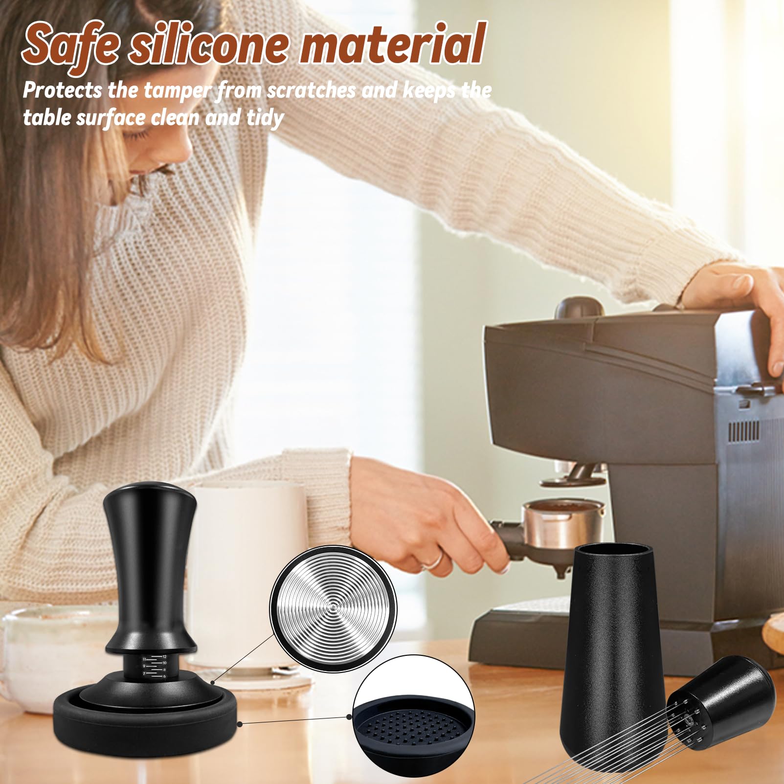 HahaGo rust-proof design supports long-lasting performance in busy espresso routines.