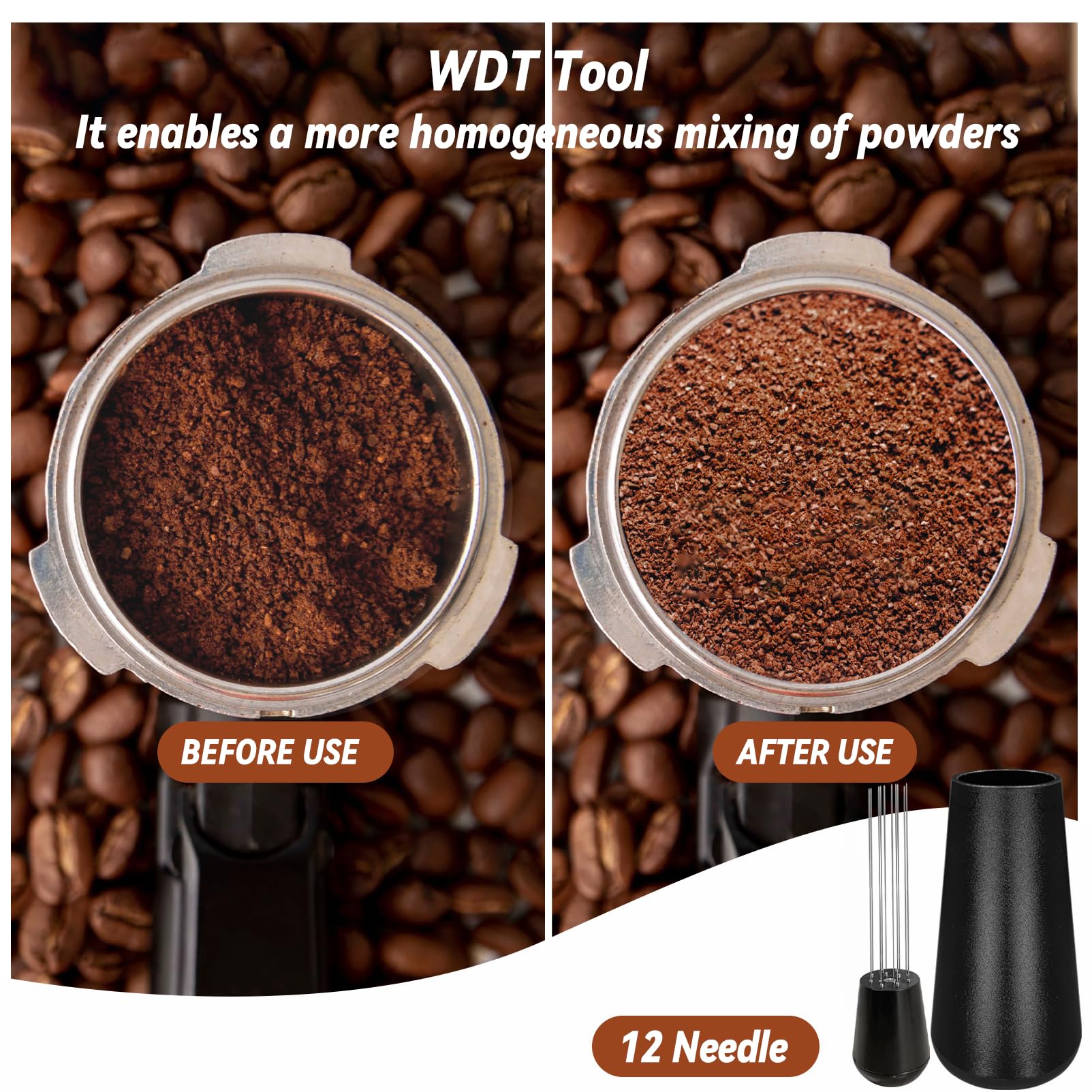 HahaGo 304 stainless steel base is durable and rust-proof for daily use.