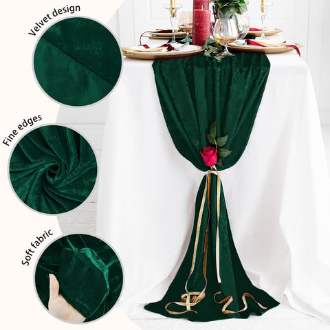 Hahuho soft luxury velvet fabric enhances tables with warmth.