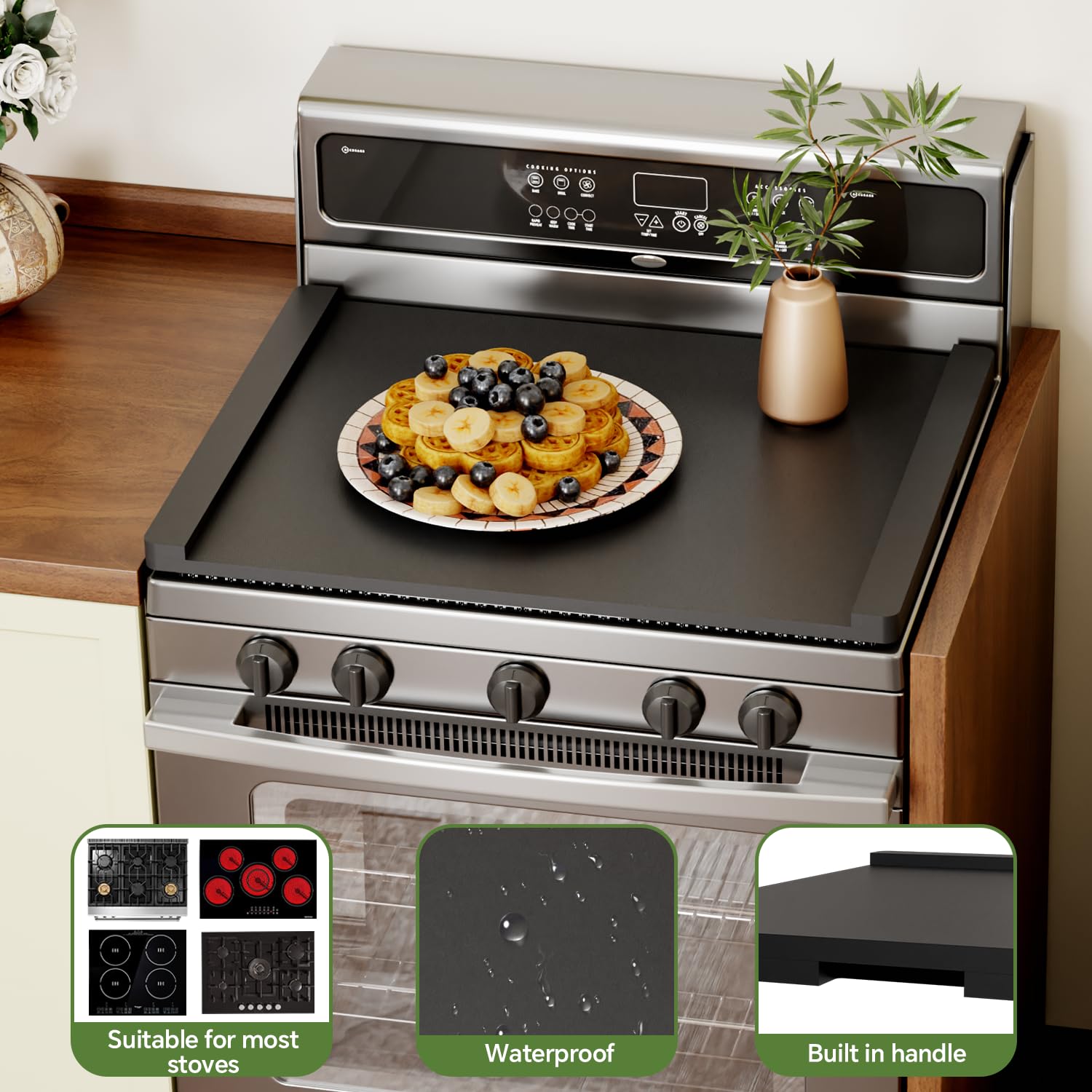 HAIDAIYA sink cover expands counter space for serving or storage