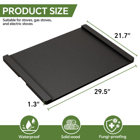 HAIDAIYA stove top cover fits gas burners for a clean surface