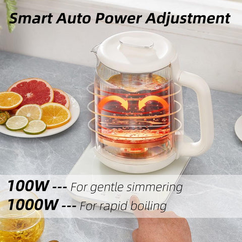 HaiiuzHi Health Pot 1.5L capacity suits daily family beverages and light meals.