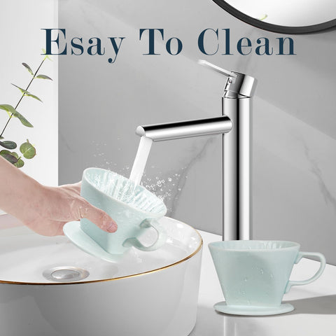 Hailanbao easy-clean ceramic pour-over dripper designed for daily use