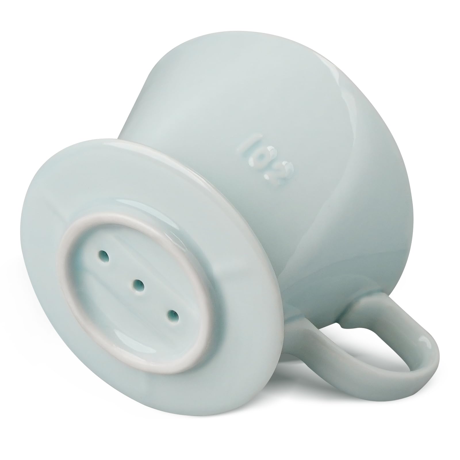 Hailanbao premium ceramic dripper offers heat retention and mug compatibility