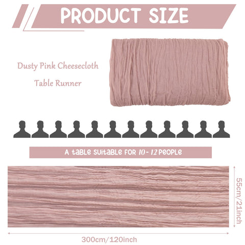 HAISIWLKJ boho gauze table runner adds romantic wedding ambiance