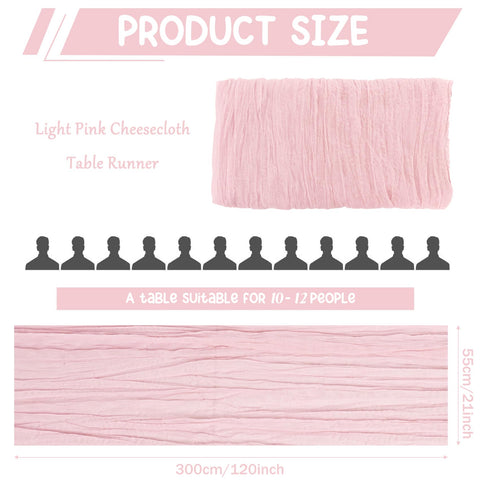 HAISIWLKJ boho gauze table runner wind-sway creates breezy ambience for outdoor weddings