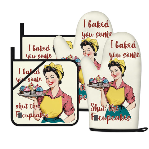 HAISUKA oven mitts for women in yellow, secure heat protection during baking.