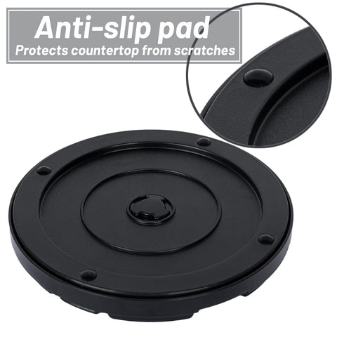 Haiyouneer draining plate with 18 holes secures utensils during draining