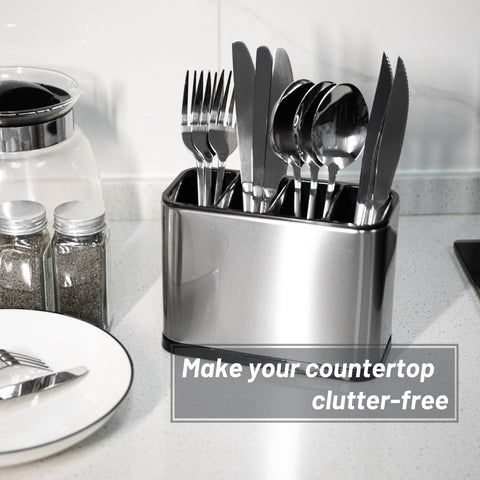 Haiyouneer silverware caddy makes a practical gift for families.