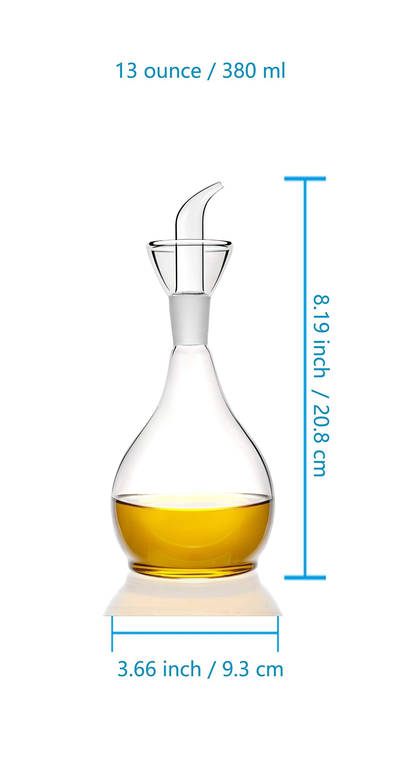 HAIZEEN clear borosilicate glass showcases color and quality of liquids.