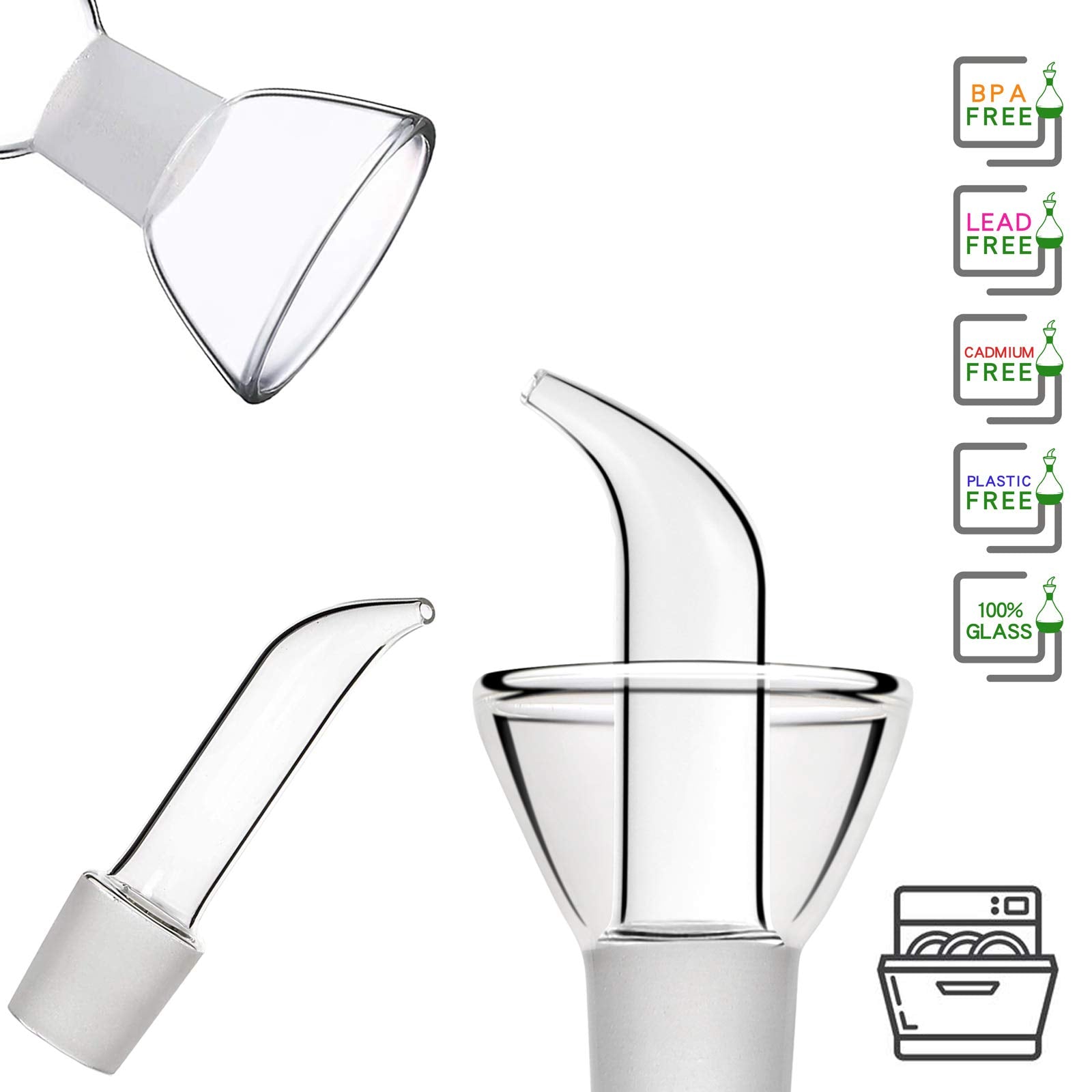 HAIZEEN wide-mouth neck for easy, mess-free refilling