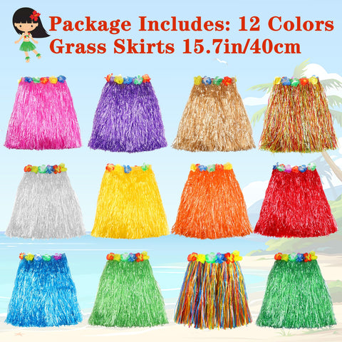 Hajoyful velcro-closure hula skirt for quick, easy dressing at events.