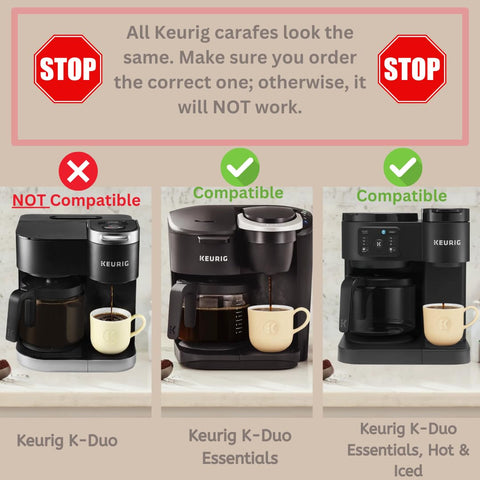 HAKANO carafe perched on coffee brewer for spill-free operation.