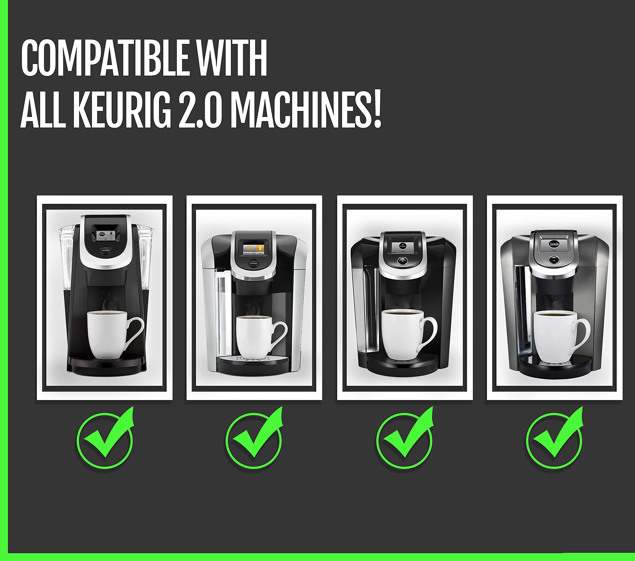 Hakano full assembly keeps Keurig 2.0 brewing consistent with safe BPA-free plastics.