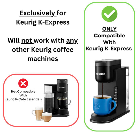 HAKANO removable water reservoir for Keurig K-Express enables easy refilling during busy mornings.