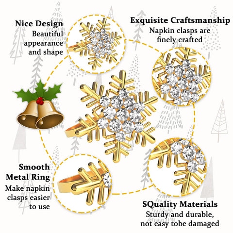 Halatool Christmas table decor enhances napkin presentation during celebrations