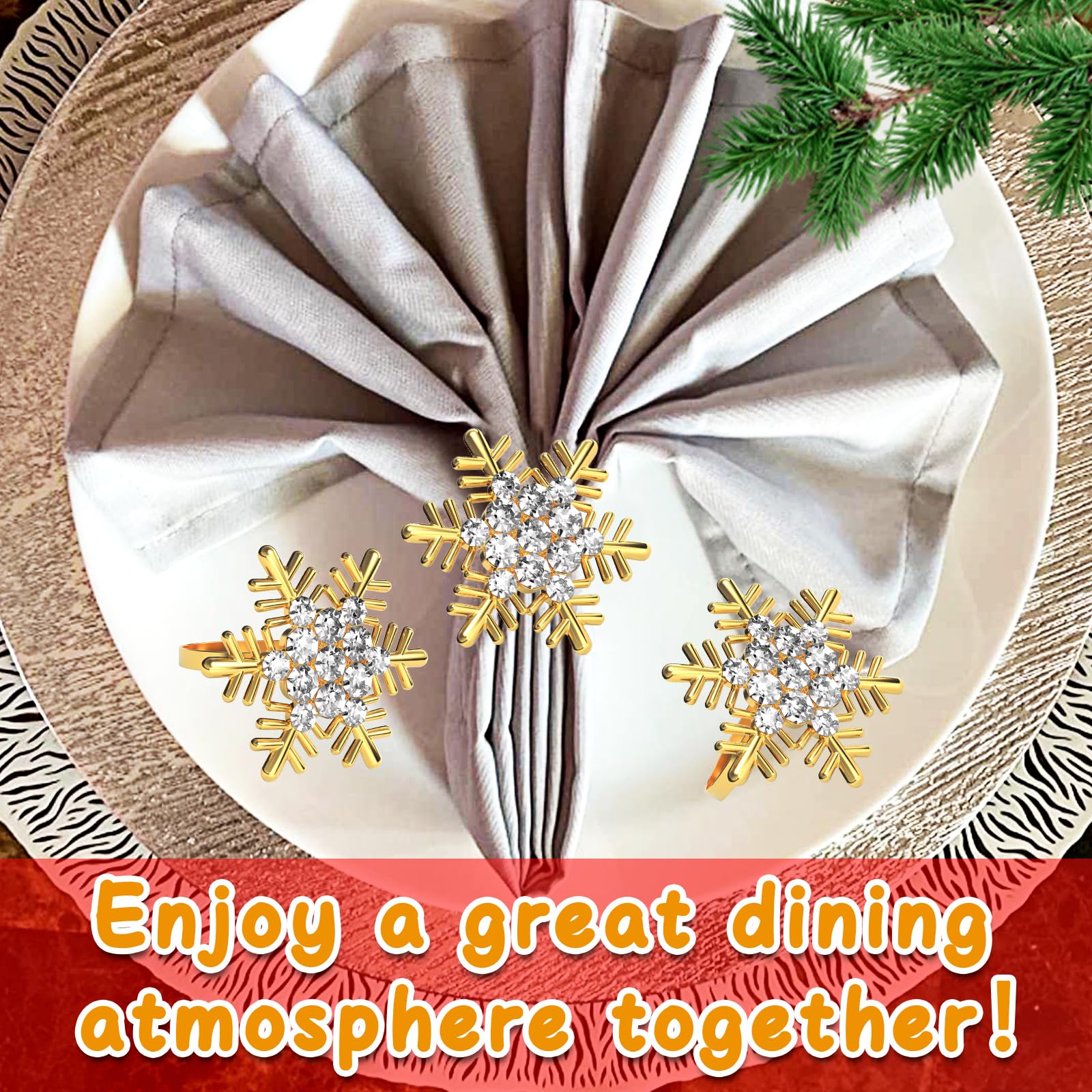 Halatool durable rust-resistant napkin rings designed for repeat use
