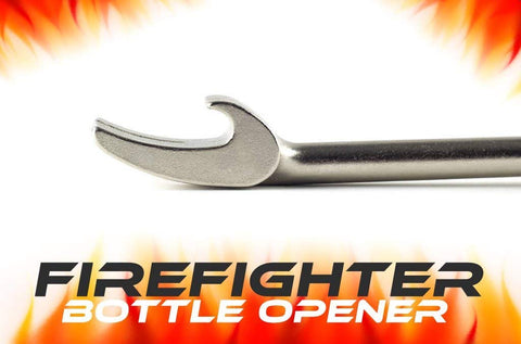 Halligan Bottle Opener showing 6-inch length and sturdy metal cast construction