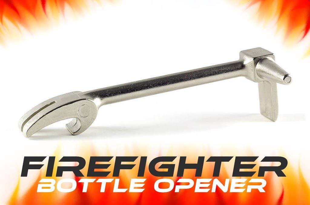Halligan nickel-plated tool, one-piece design for reliable daily use