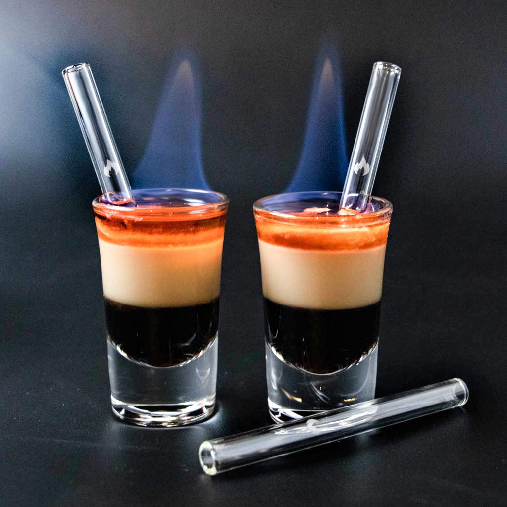 HALM glass straws shown in dishwasher with safe, sturdy design.