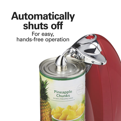 Hamilton Beach built-in knife sharpener and bottle opener included
