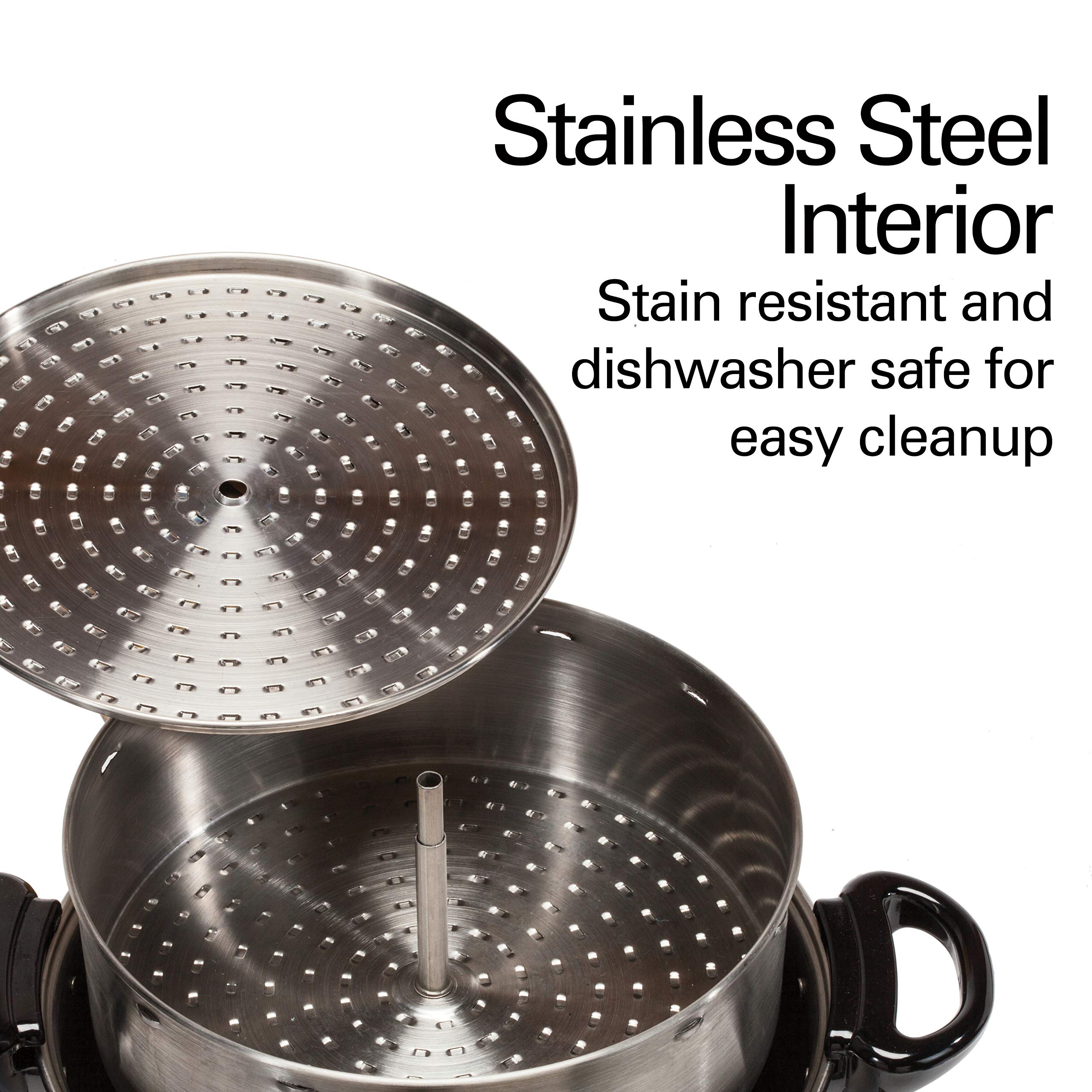 Hamilton Beach stainless steel commercial urn designed for durability.
