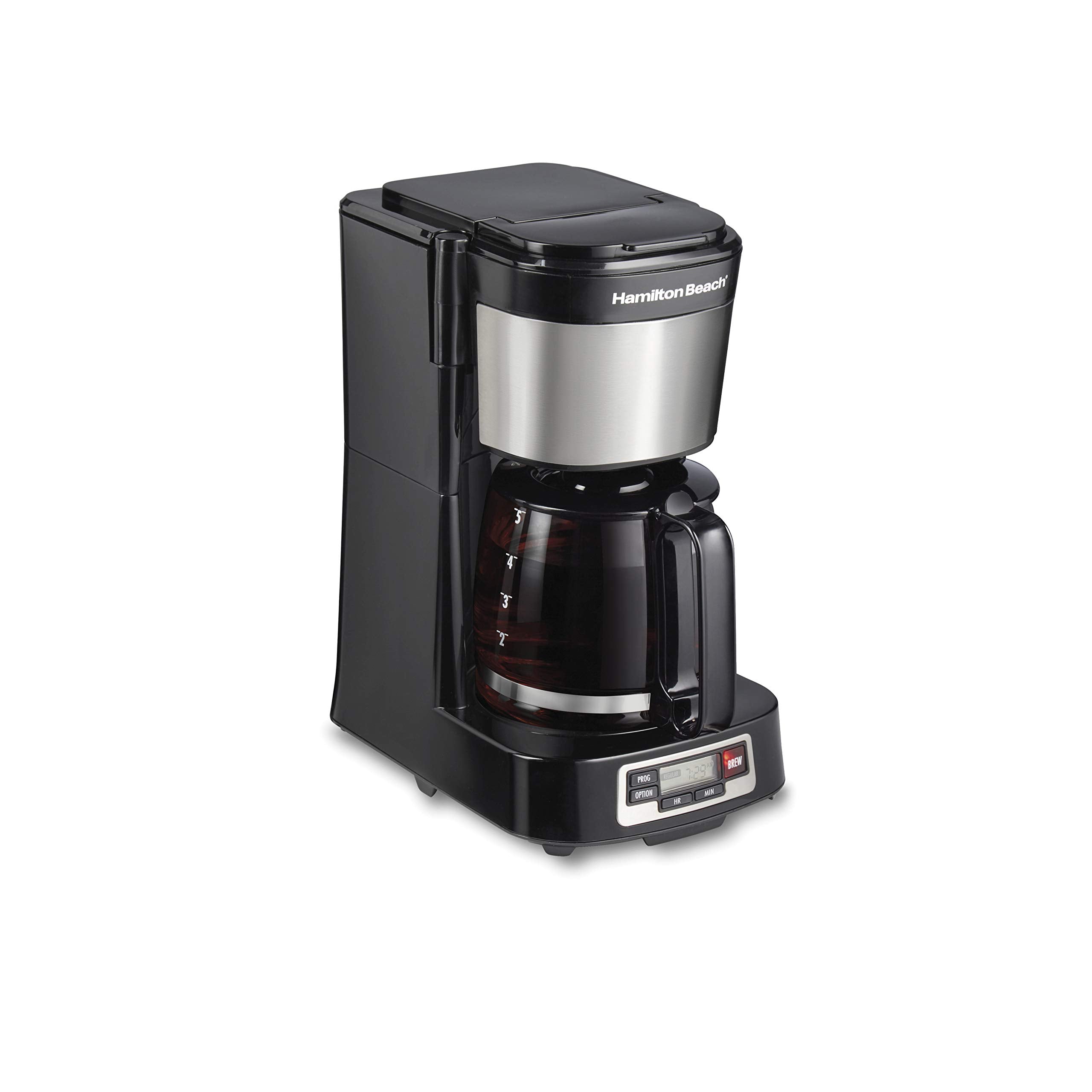 Hamilton Beach 46111 frontfill water reservoir for easy, mess-free refilling.