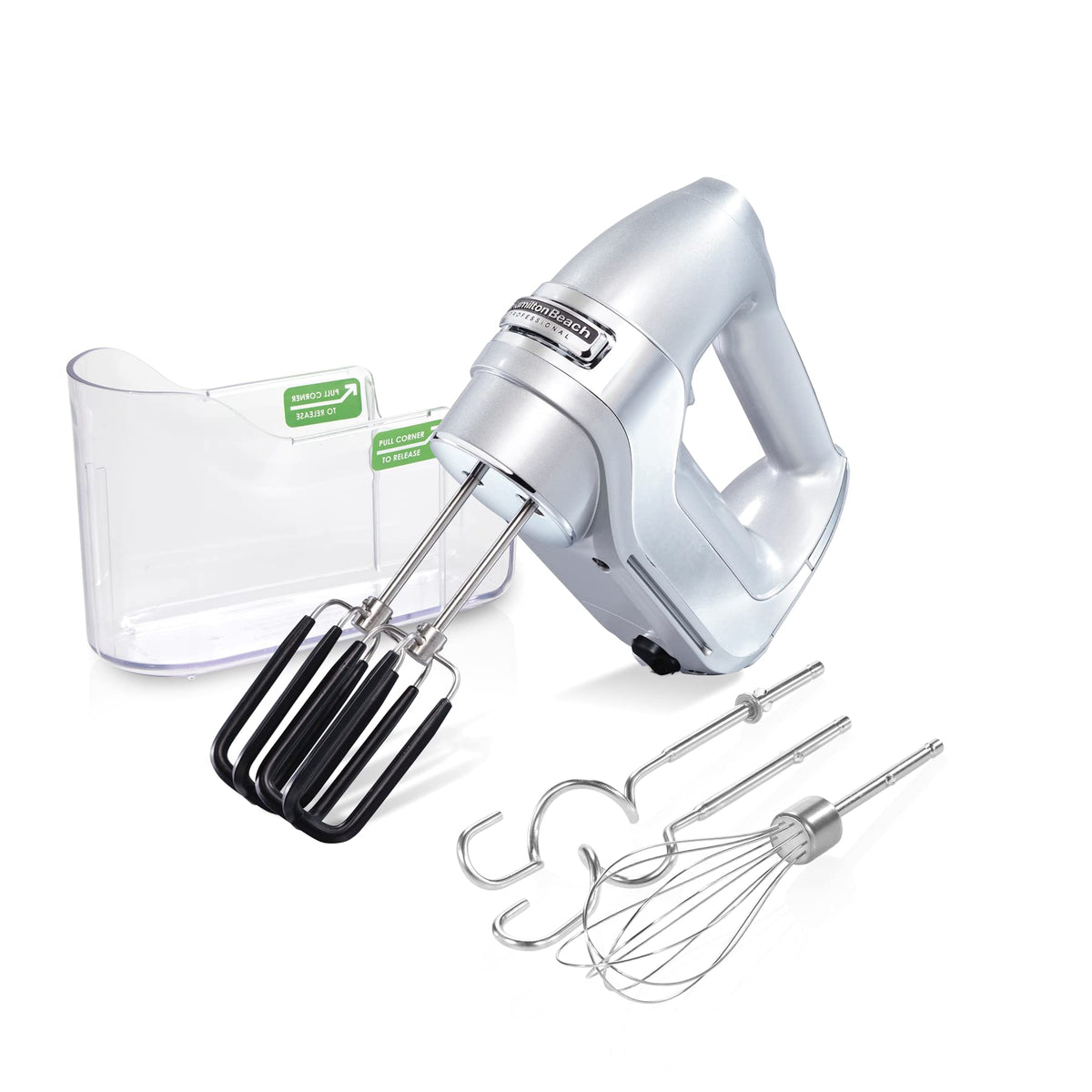 Hamilton Beach Professional 7-Speed hand mixer body for smooth, efficient mixing.