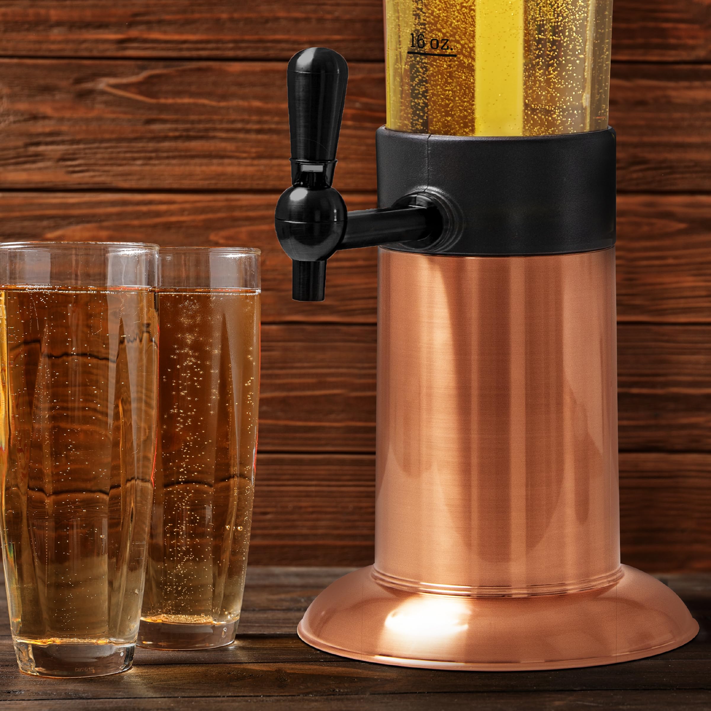 Hammer + Axe beverage dispenser ideal for home bar entertaining.