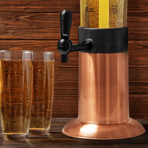 Hammer + Axe beverage dispenser ideal for home bar entertaining.