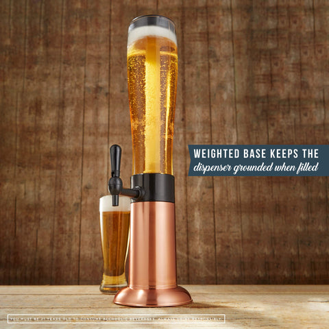 Hammer + Axe beverage dispenser weighted-base stays steady during busy events.
