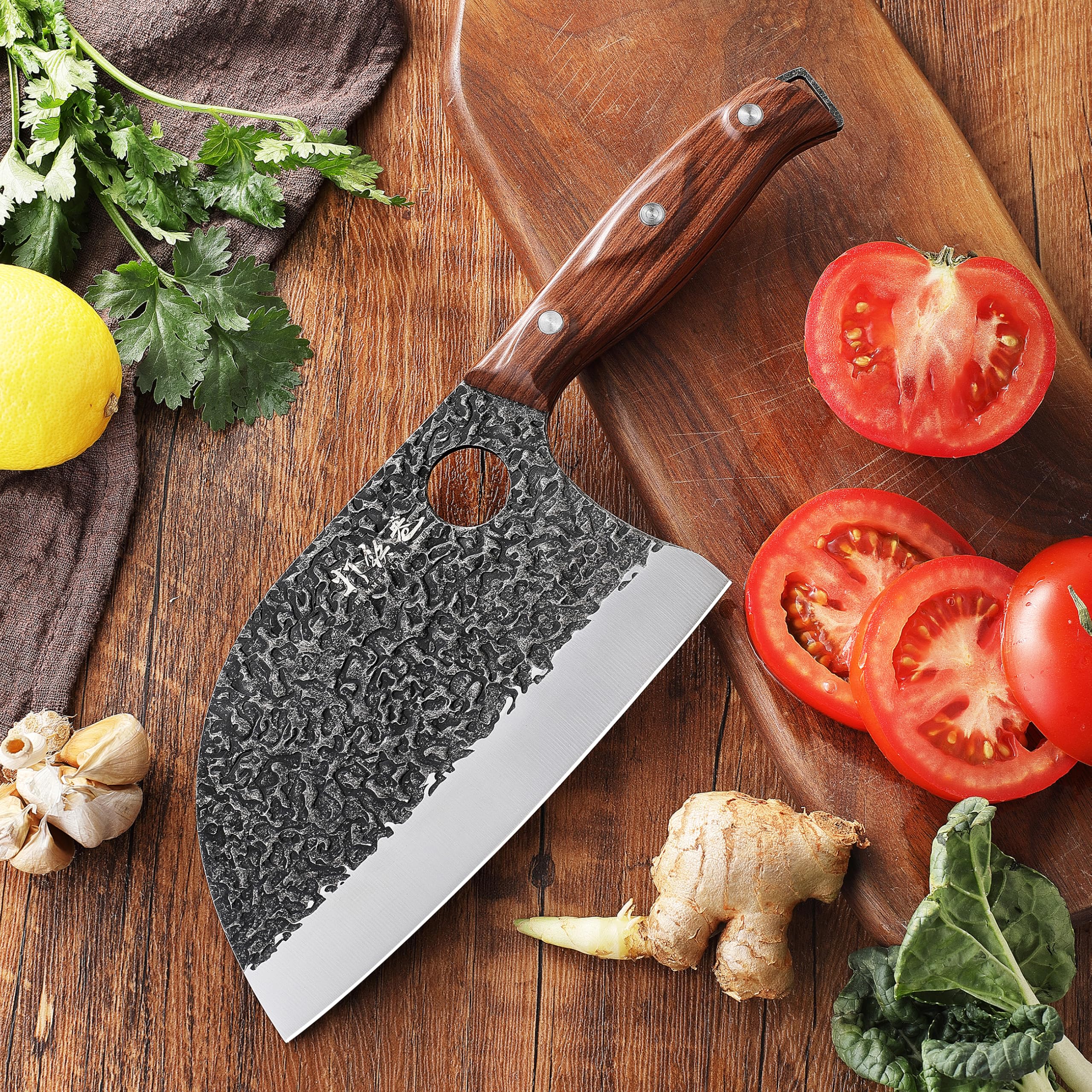 Hammer Iron Alley durable stainless steel blades for lasting sharpness with proper care.