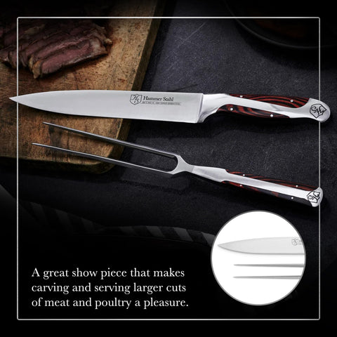 Hammer Stahl high-carbon stainless steel blade with sharp edge and durability
