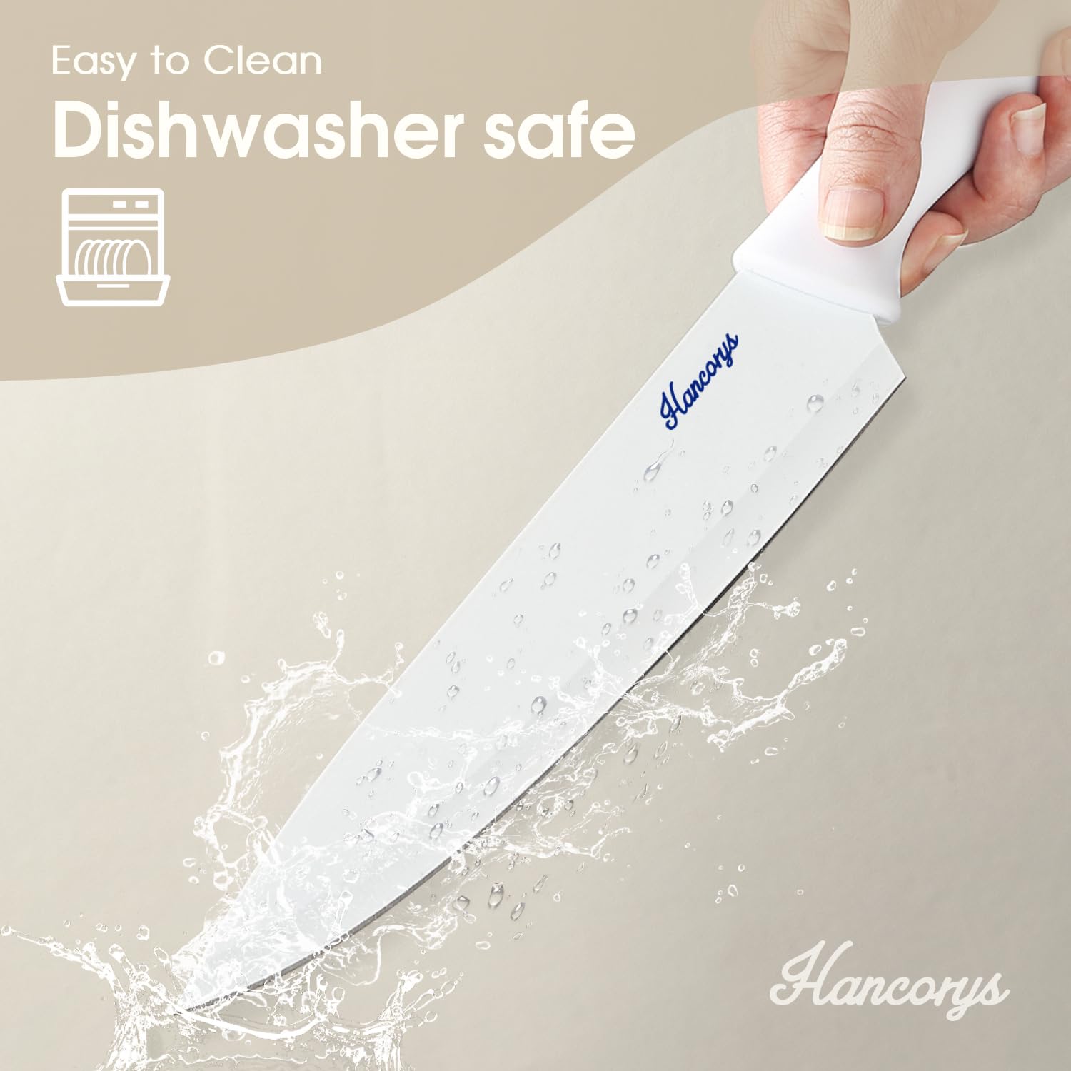Hancorys 8-inch serrated bread knife for crusty loaves.